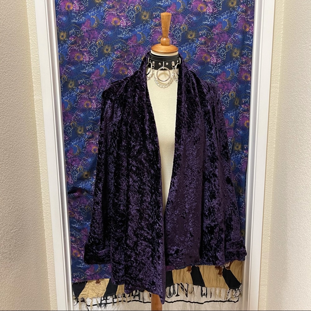 🌈 Amazing mystic Vintage velvet cardigan - Picture 2 of 11